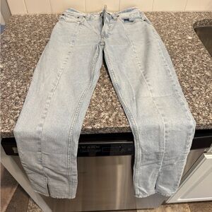 Abercrombie & Fitch curve love Light Wash High Rise Jeans